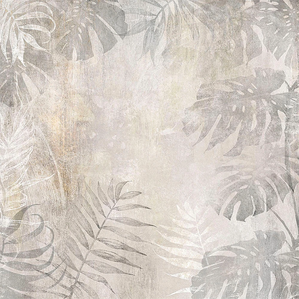 Wallpaper Creativille 4242B Grunge tropical leaves