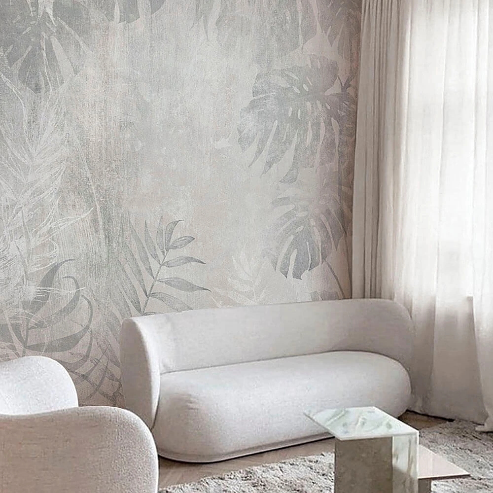 Wallpaper Creativille 4242B Grunge tropical leaves (4)