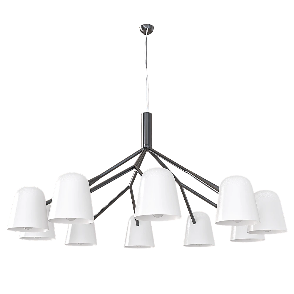 Pendant Lamp CRYSTAL LUX Enrique SP10 blackwhite