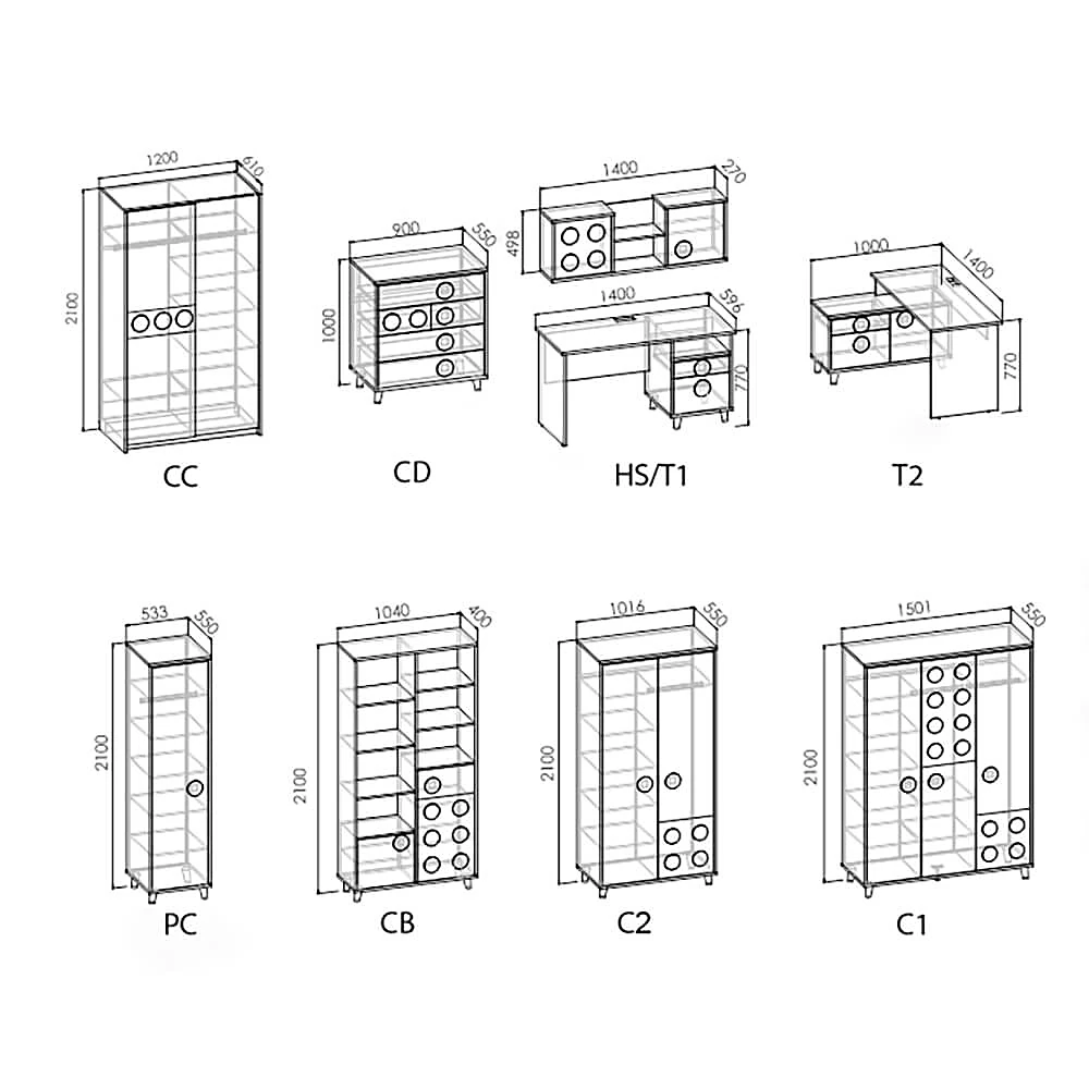 Conjunto de muebles 6