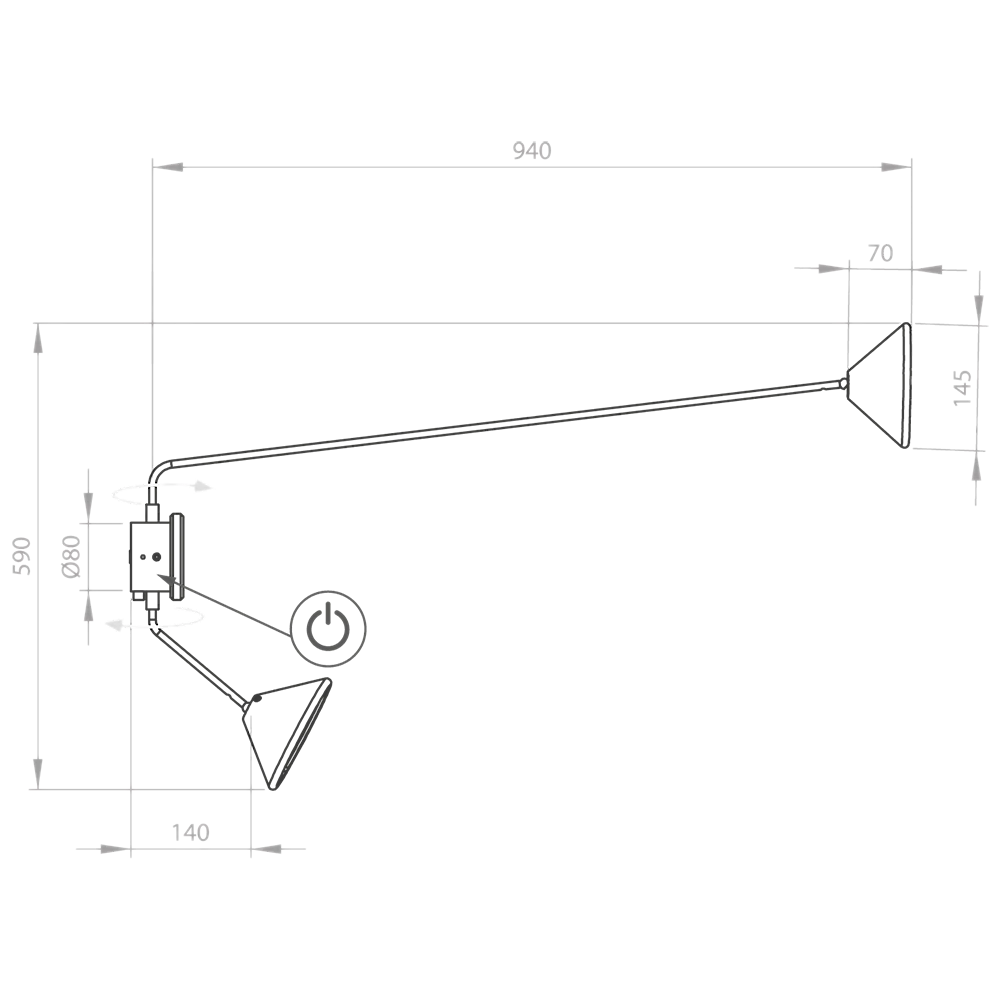 Applique da parete 3