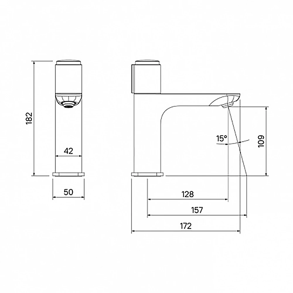 Washbasin Faucet Iddis SLIBLBTi01 (3)
