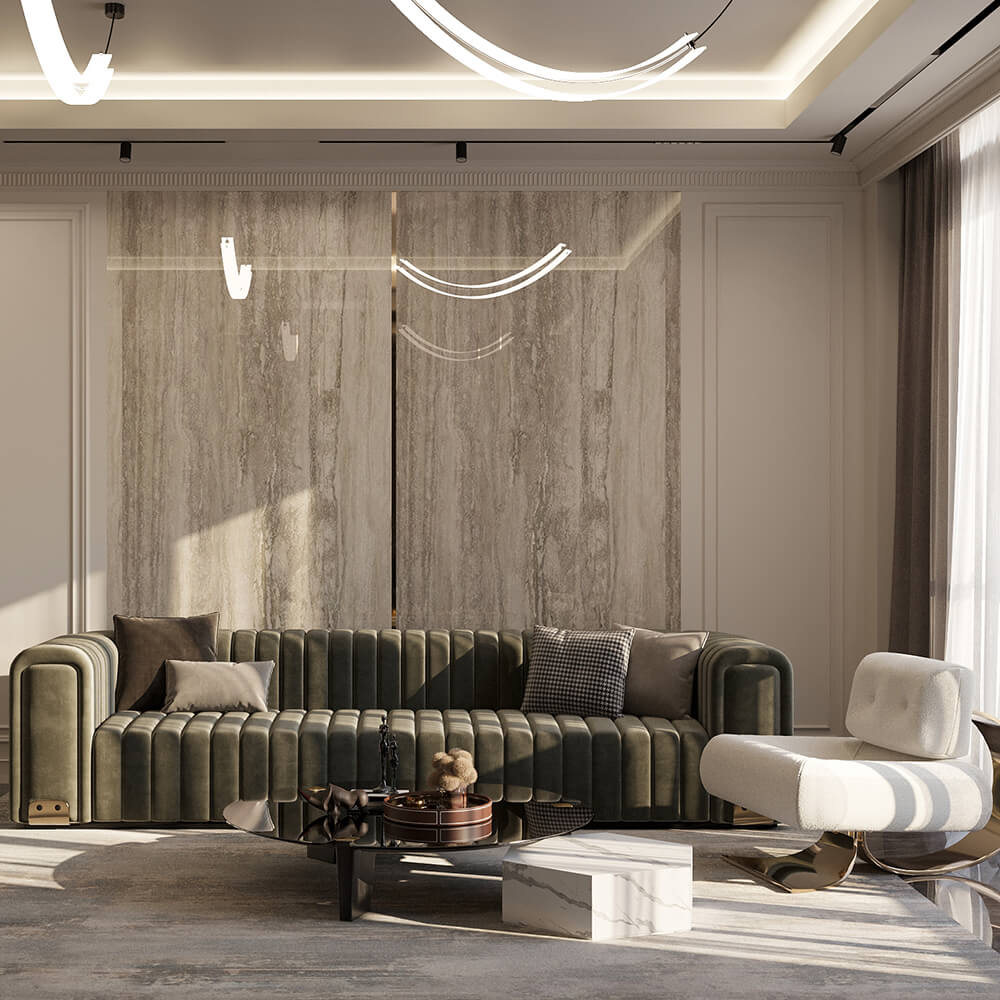 Neoclassical living room 1