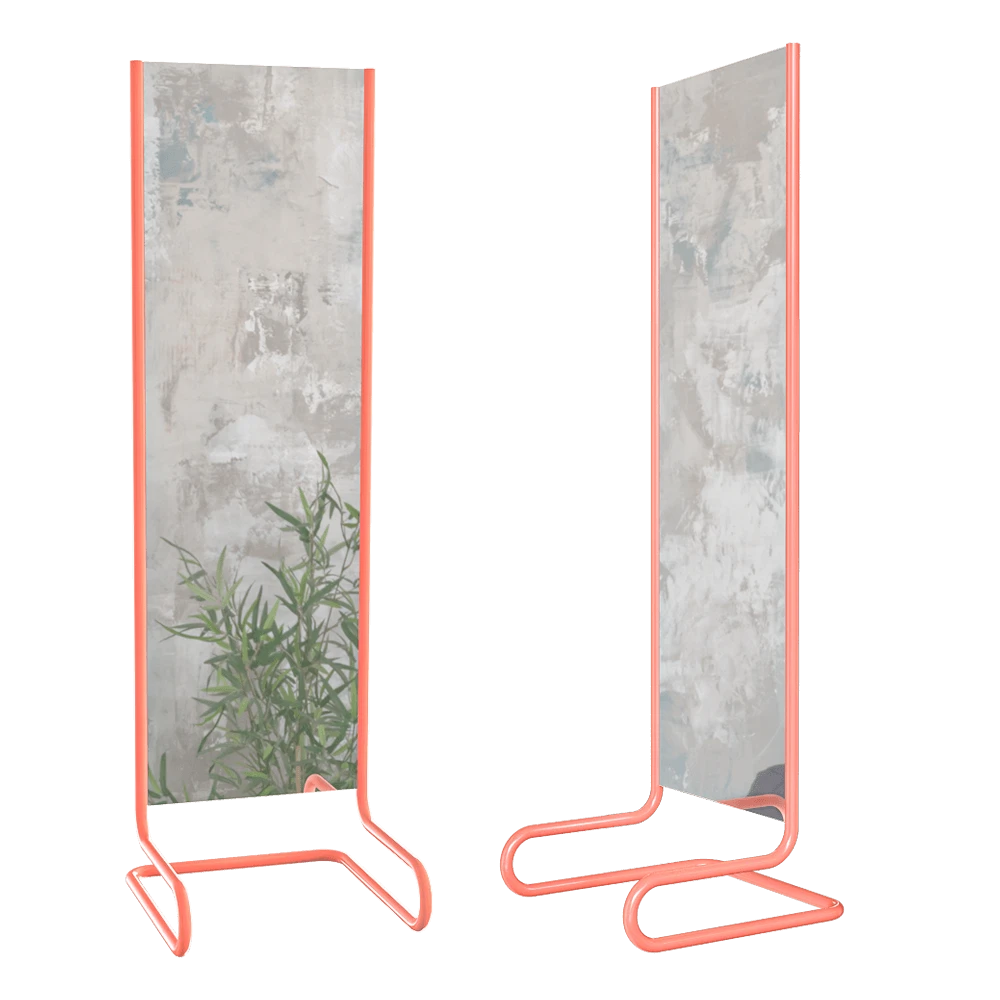 Mirror Woodi Furniture Bauhaus BHVS-ZE-PNK