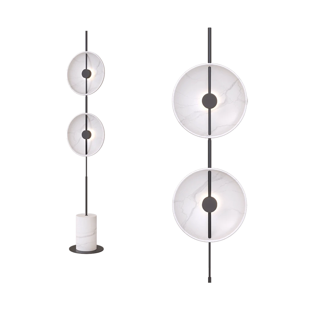 Floor Lamp ZZOK Milosh tendence 0751FL-2BK
