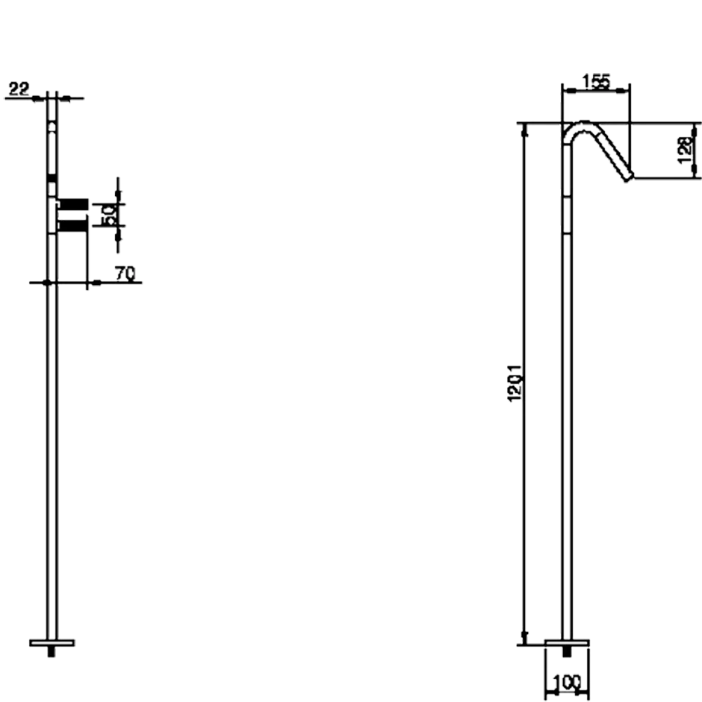 Bathroom Faucet Rubinetterie treemme RWIT 6082-4 IS 01 (2)