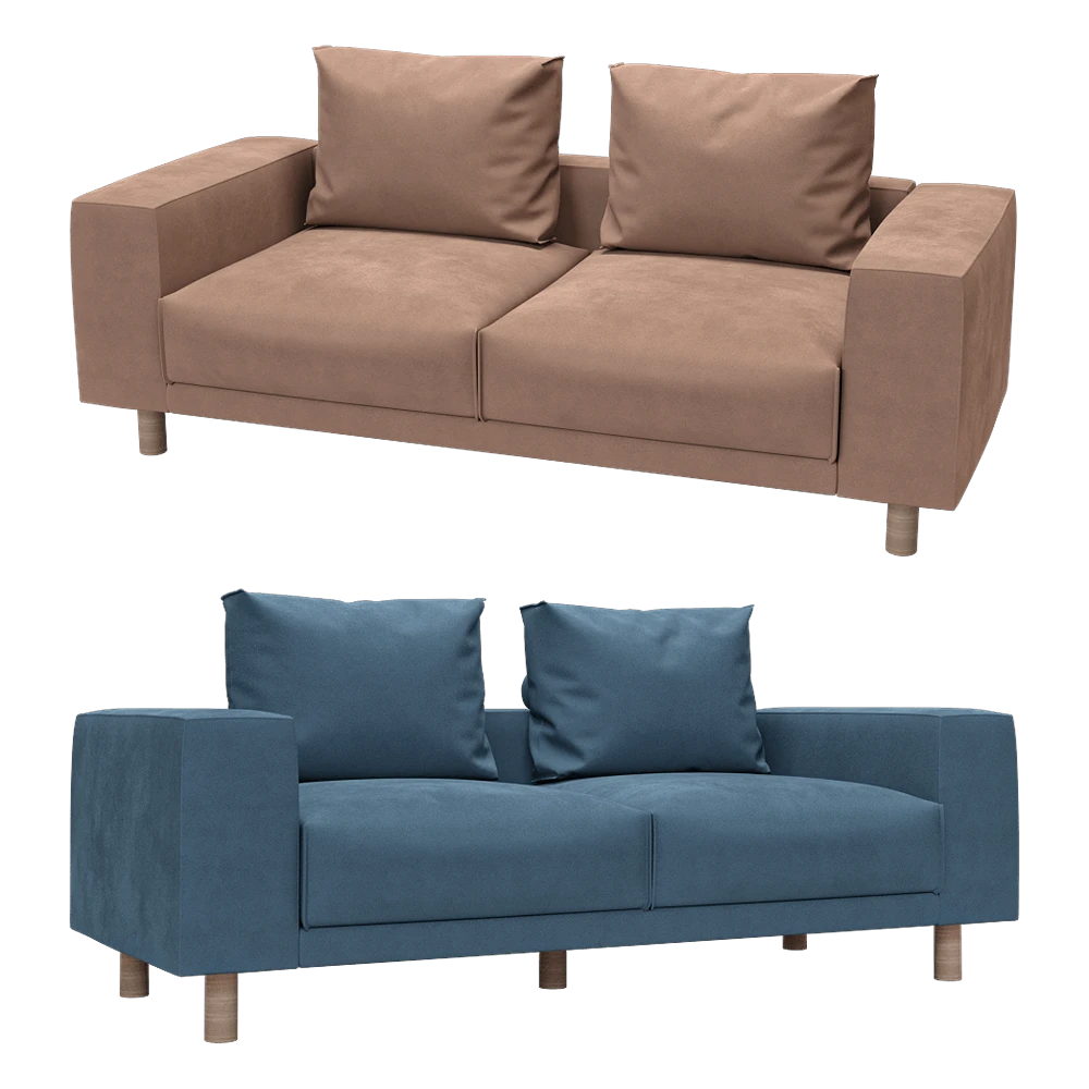 3-seat fixed sofa KULT Fran 2
