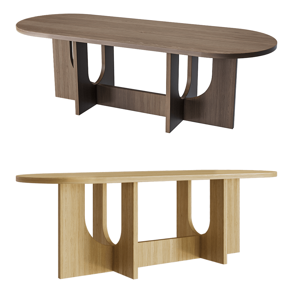 Dining table Arch 4, Lulu Space - Download the 3D Model (31554 ...