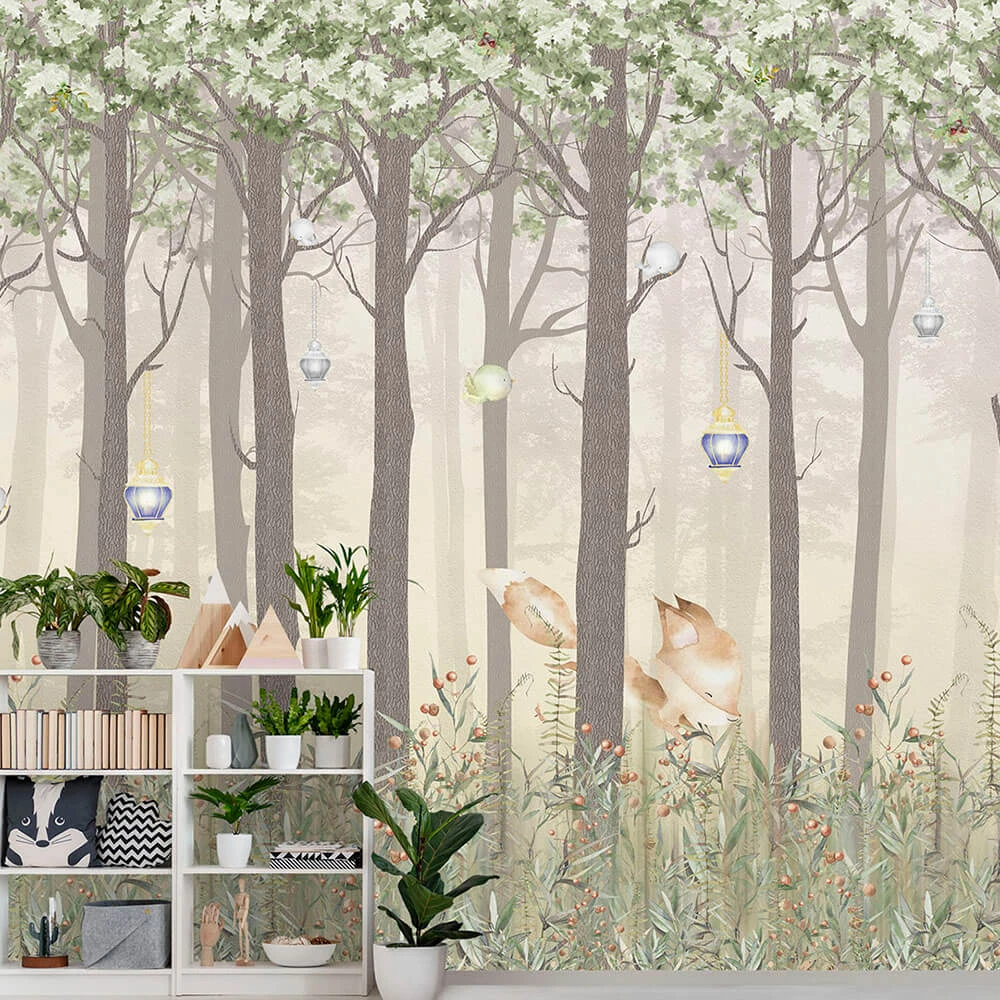 Wallpaper Wall Street Fairy Foxes (3)