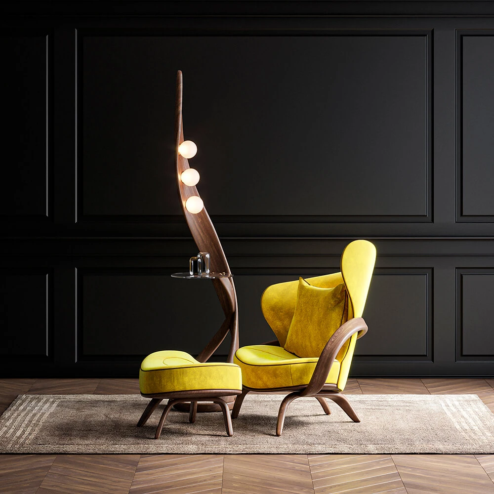 Armchairs / Floor lamp 3