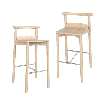 Porter Bar stand and chair - download 3d model | ZeelProject.com