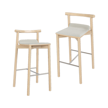 Барный стул Wox S3D model of bar stool Wox  Length - 50.8 cm Width - 52.6 cm Height - 99.7 cm Seat height - 77.5 cm
