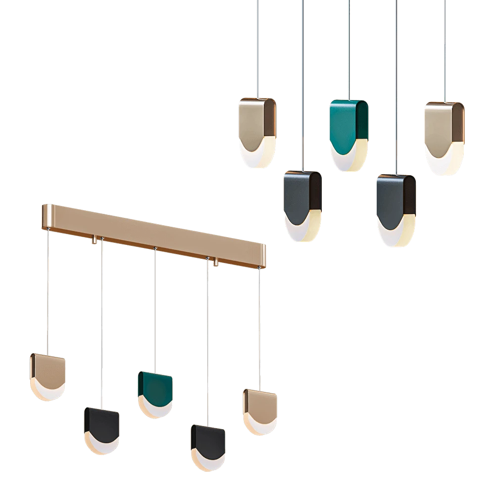 Pendant lamp Odeon Light Rebel 3861/29L