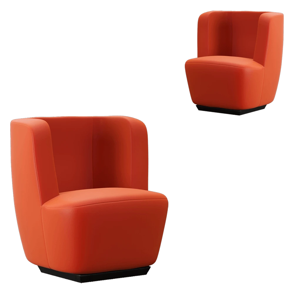 Modern Fabric Lounge Chair