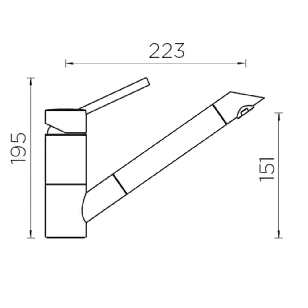 Kitchen Faucet SCHOCK SC-200 Cristalite (2)