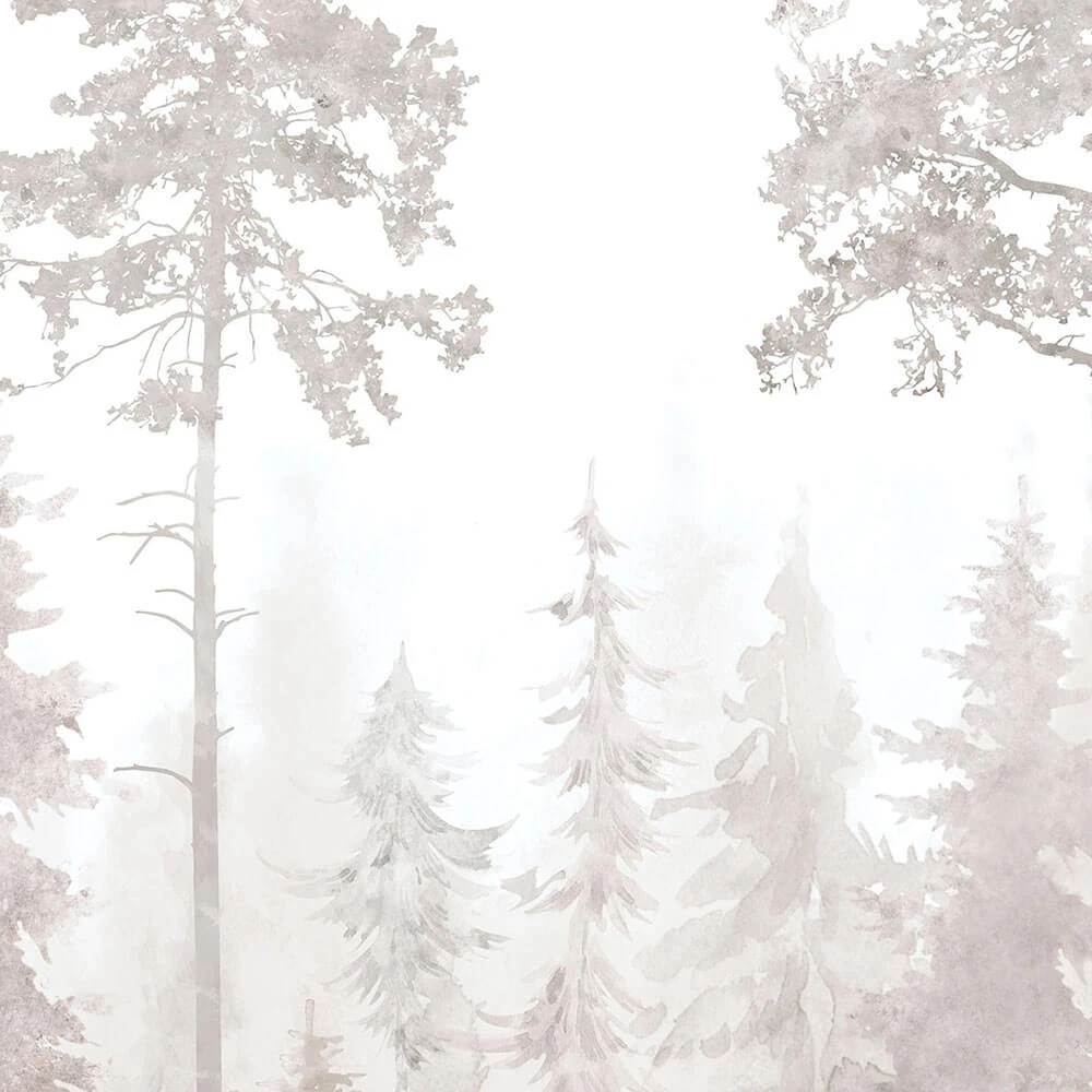 Wallpaper Creativille 4946 watercolor pines
