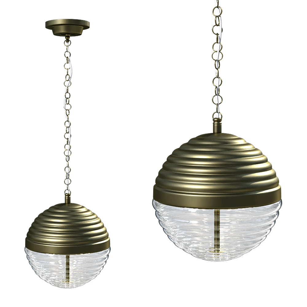 Pendant Lamp CRYSTAL LUX Alberto SP3 Bronze/Transparente
