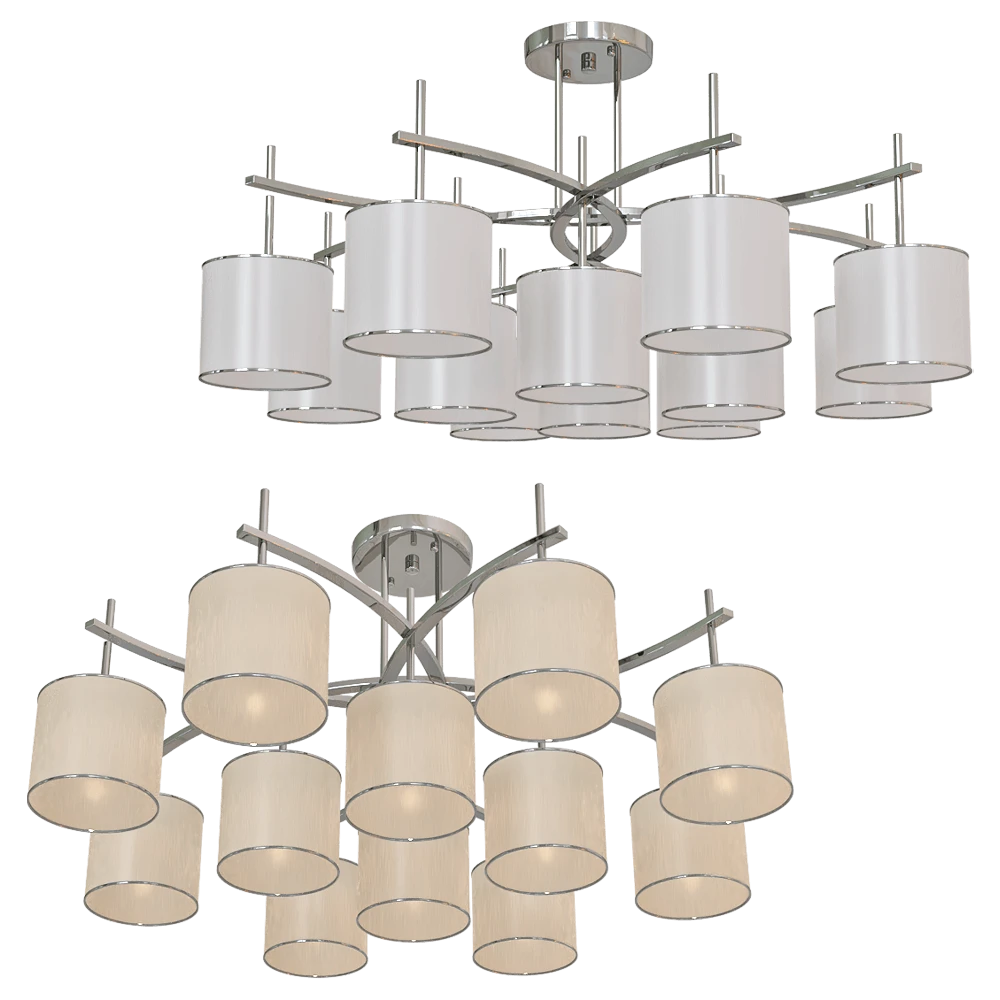 Chandelier CRYSTAL LUX Sergio PL8+4 Nickel