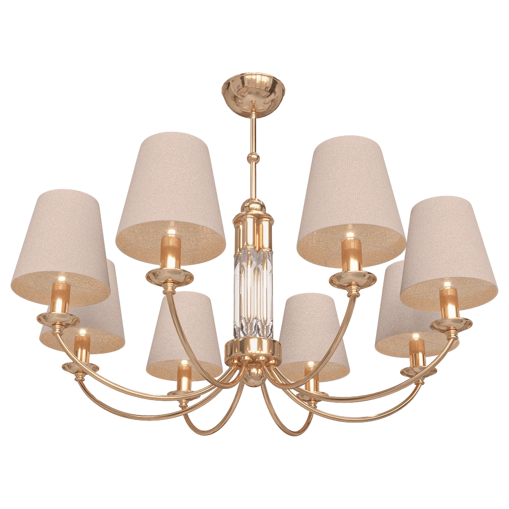 Chandelier CRYSTAL LUX Camila SP8 Gold (2)