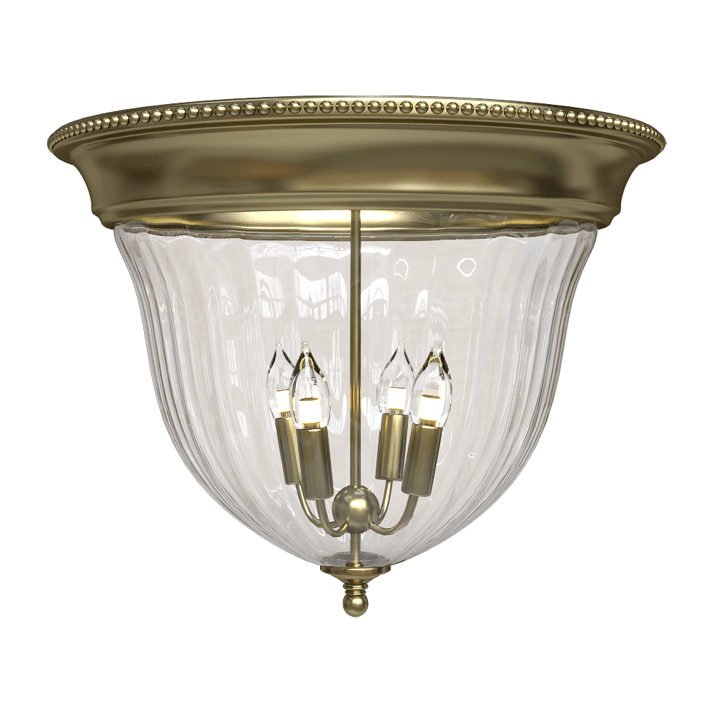 Ceiling Lamp CRYSTAL LUX Jugo PL4 Bronze/Transparente
