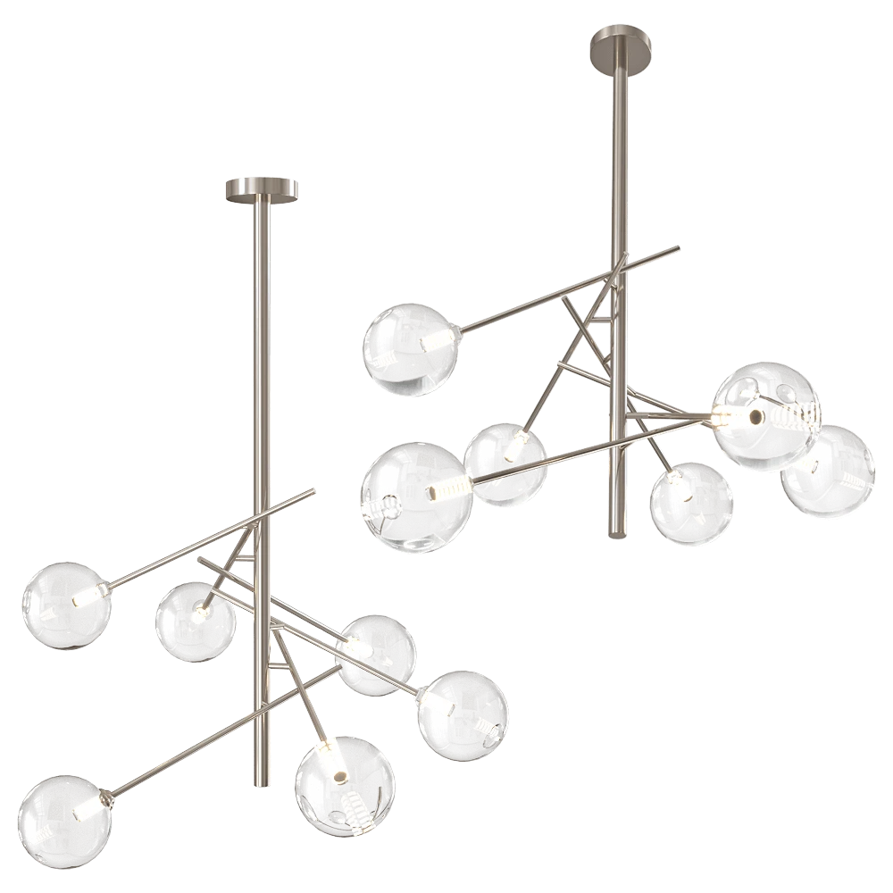 Chandelier CRYSTAL LUX Marcos SP6 Nickel