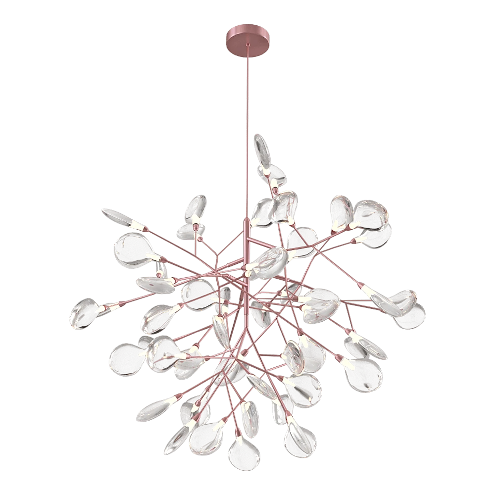 Chandelier CRYSTAL LUX Evita SP63 Copper/Transparent