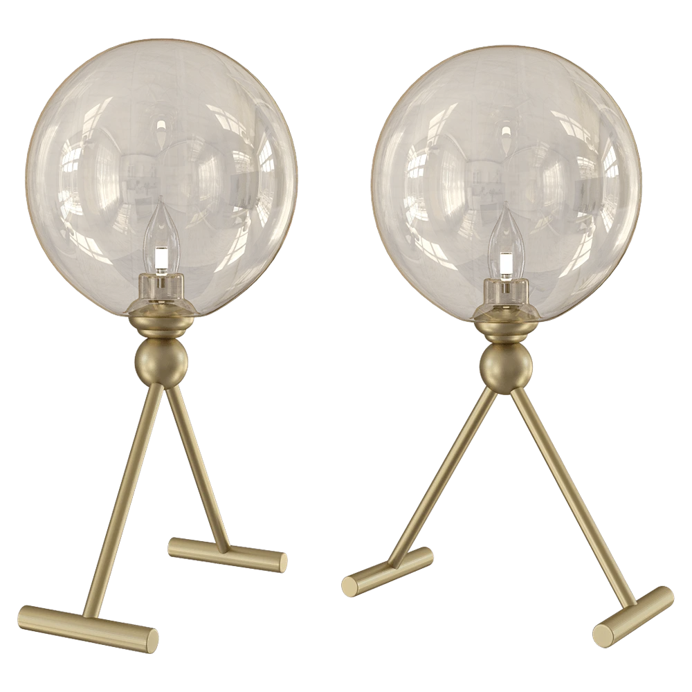 Table lamp CRYSTAL LUX Francisca LG1 Gold/Cognac