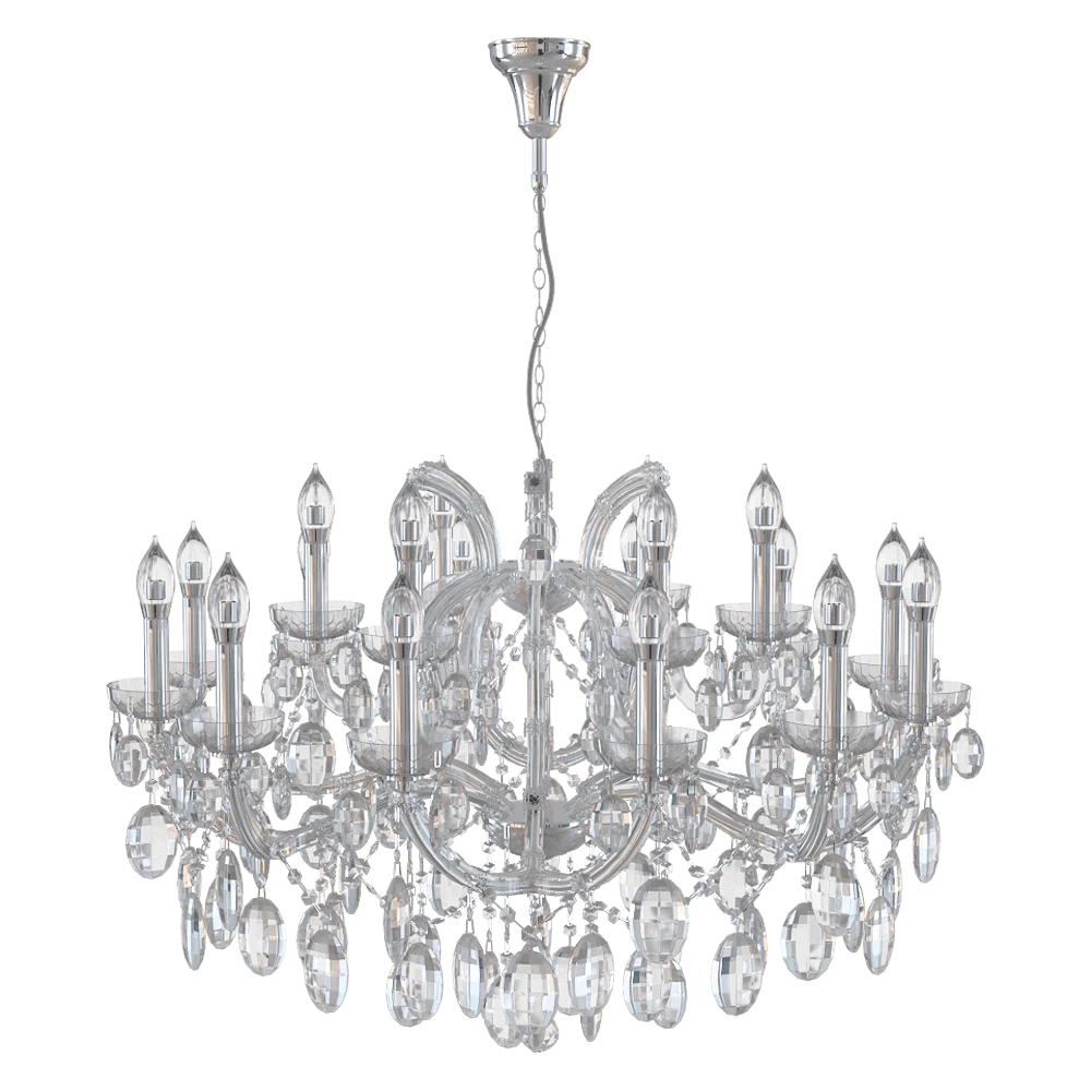Chandelier CRYSTAL LUX Hollywood SP12+6 Chrome (2)