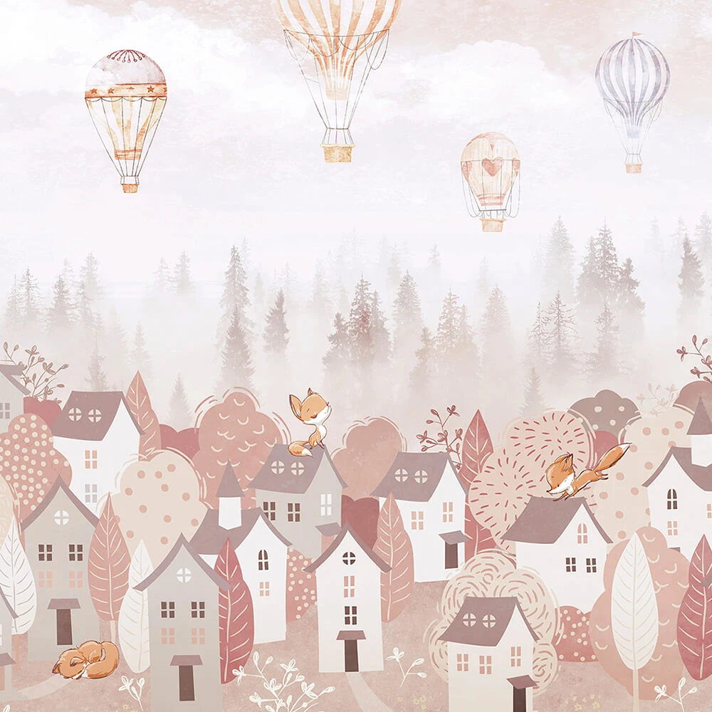 Wallpaper Creativille 2330 town of foxes