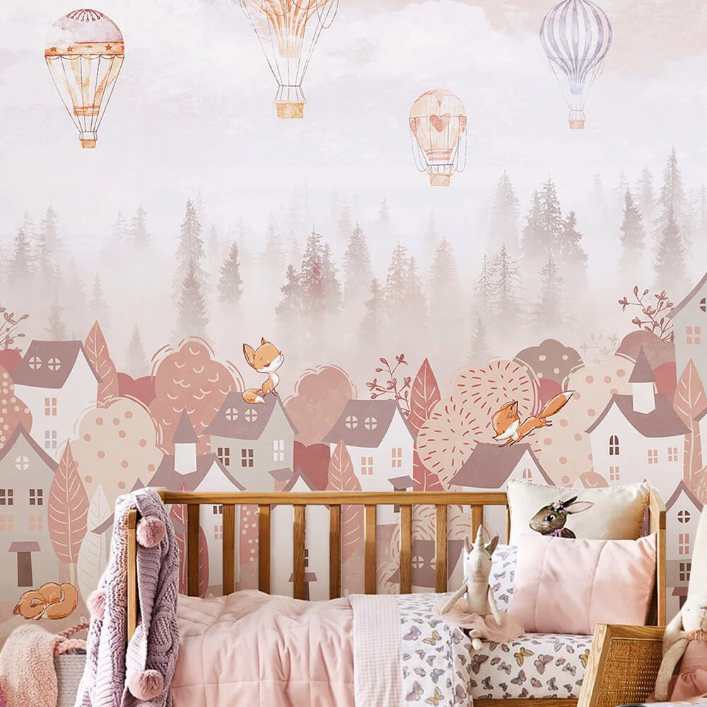 Wallpaper Creativille 2330 town of foxes (2)