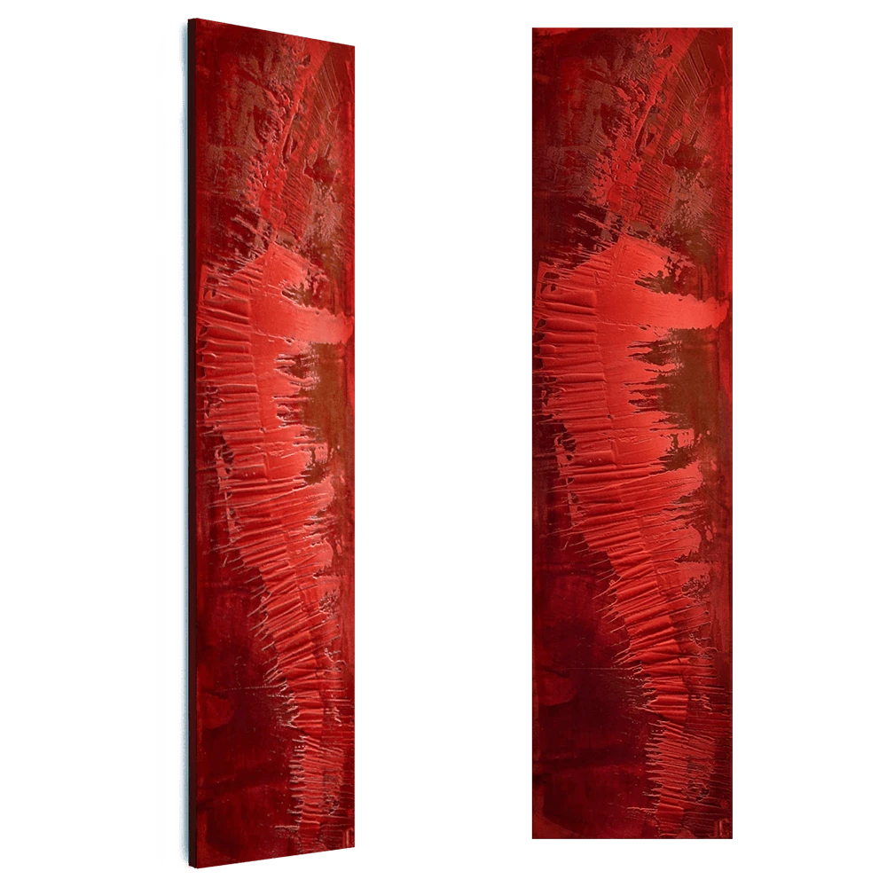 Art Panel CINIER Tribal Rouge