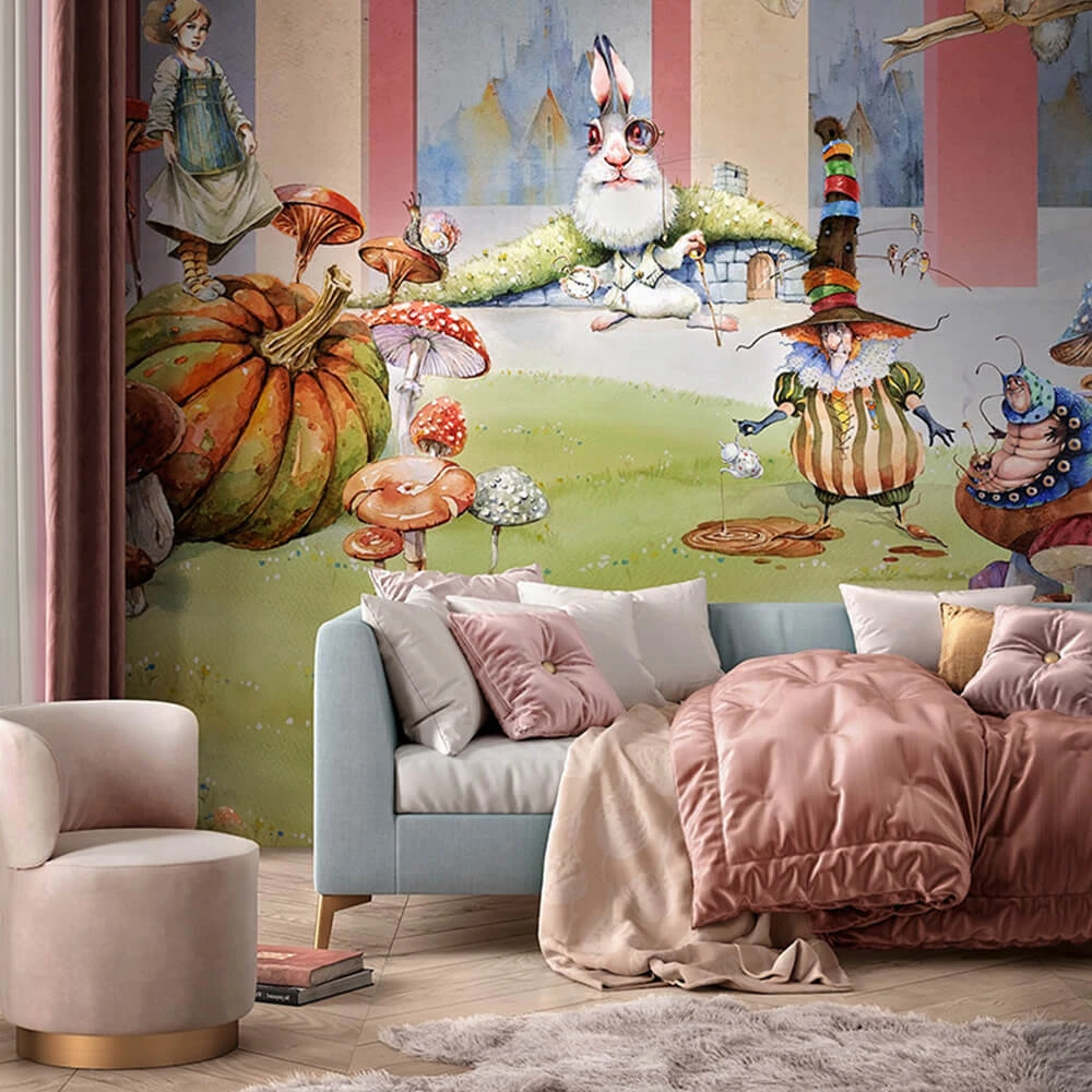 Wallpaper Dress-wall Alice in Wonderland (2)