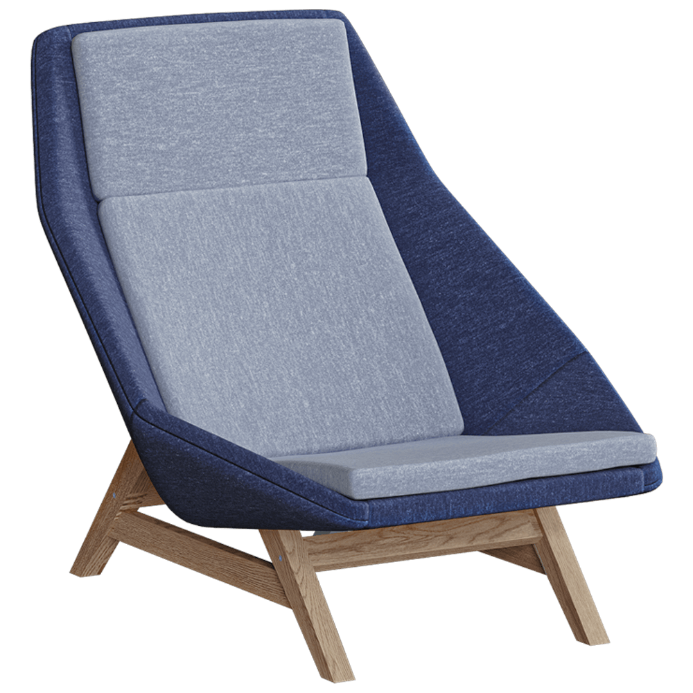 Lounge armchair Mito 1