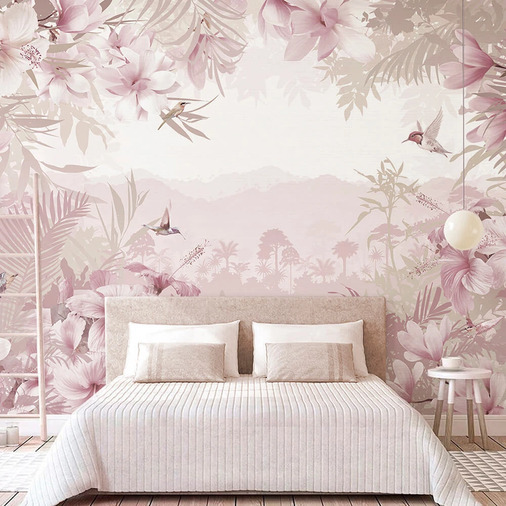 Wallpaper Creativille 4153 tropical birds and magnolia (2)