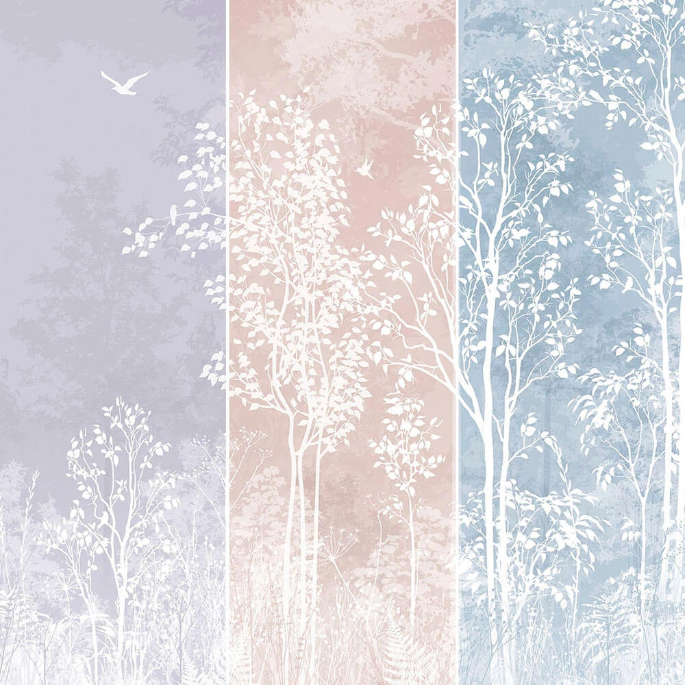 Wallpaper Creativille 4915 silhouettes of trees