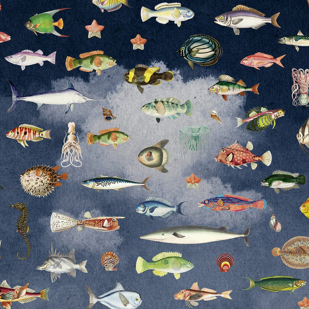 Wallpaper Spaghetti Wall Under the sea WPN 111 (3)