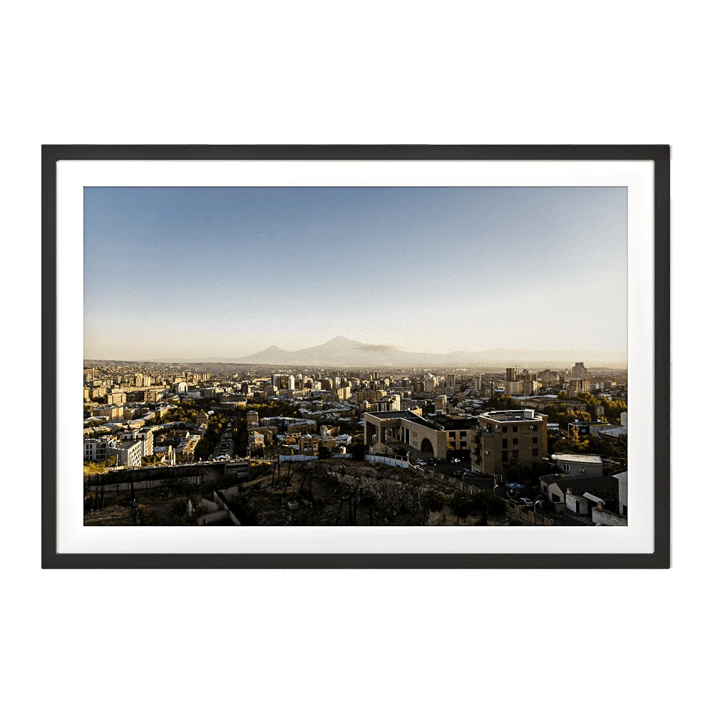 Framed Picture with Ararat City Landscape