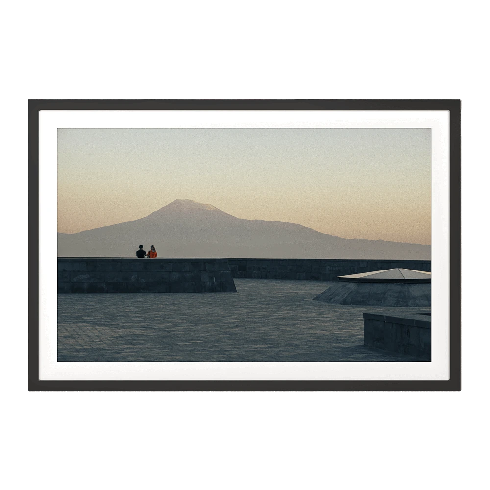 Framed Picture with Ararat & City Landscape