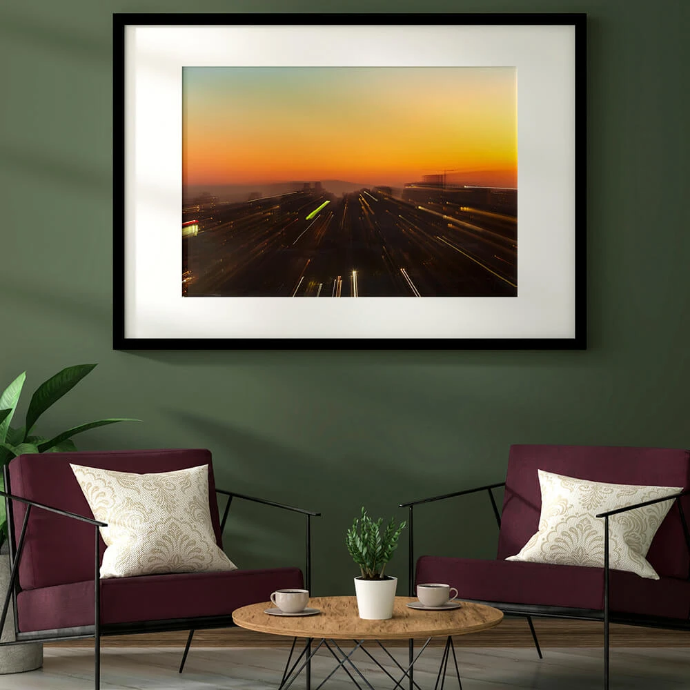 Art Photograph with Blurred Urban Landscape (2)