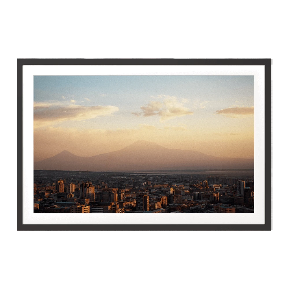 Picture with Ararat & Yerevan Sunset View