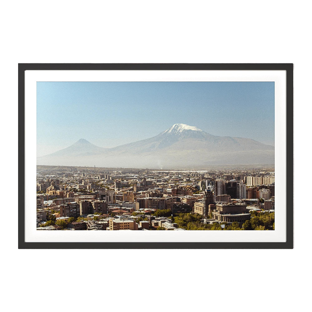 Framed Picture with Ararat & Yerevan Landscape
