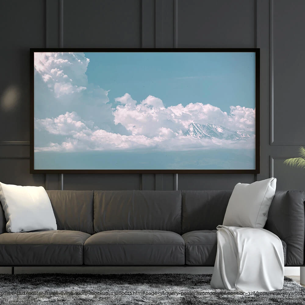 Art Photograph with Great Ararat in Clouds (2)