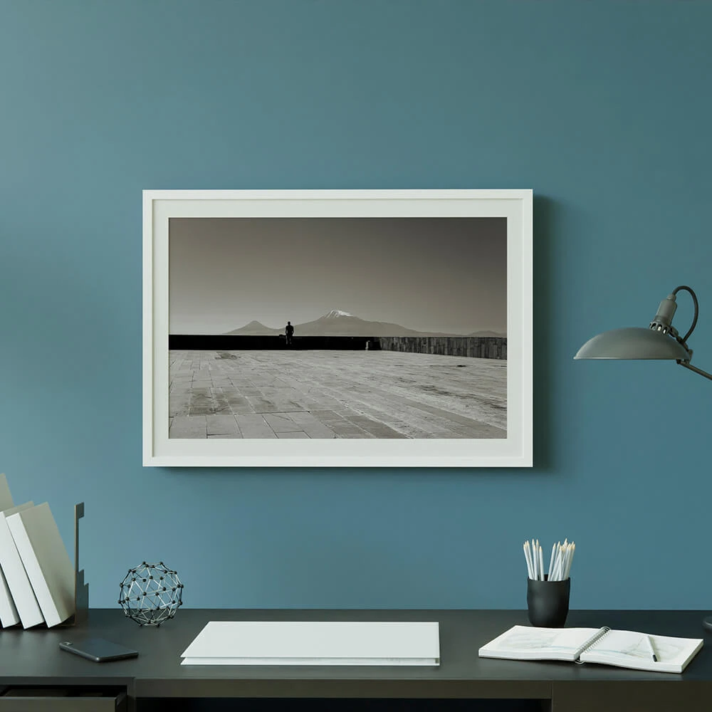 Art Photograph with Black and White Landscape (2)