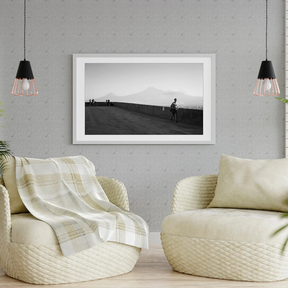 Art Photograph with Ararat & Yerevan in B&W (2)