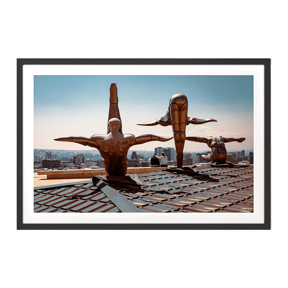 Framed Picture with Ararat & Yerevan Photograph