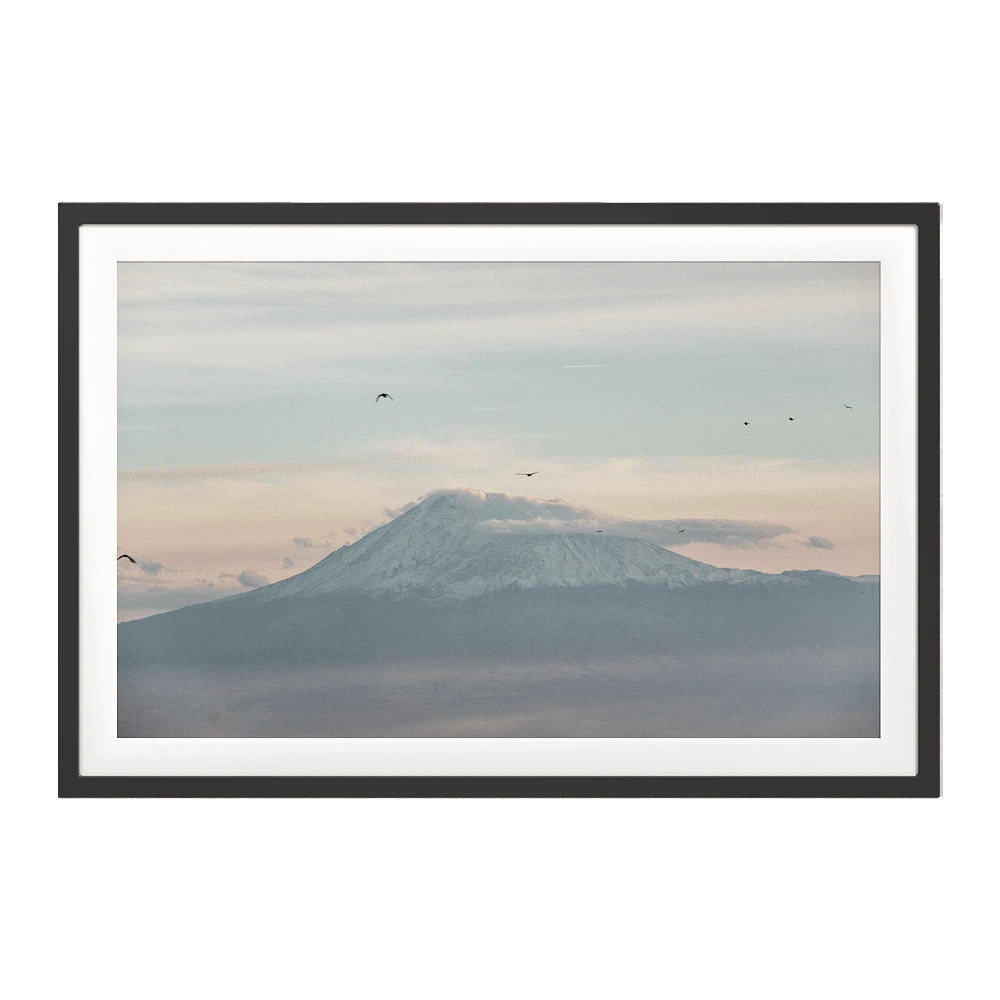 Art Photograph with Mountain Landscape