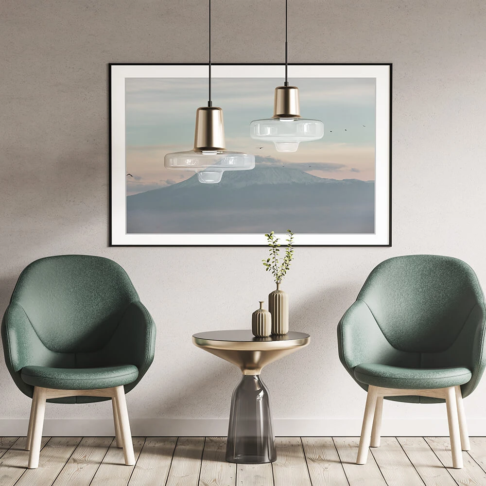 Art Photograph with Mountain Landscape (2)