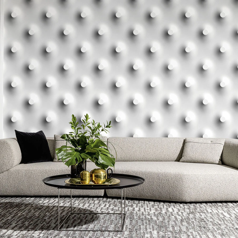 Wallpaper Spaghetti Wall Dot Relief III WPN 502 (7)