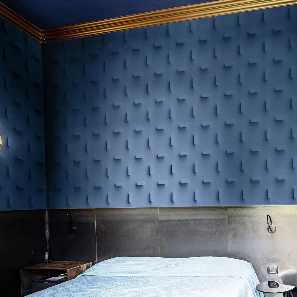 Wallpaper Spaghetti Wall Line Relief II WPN 507 (7)