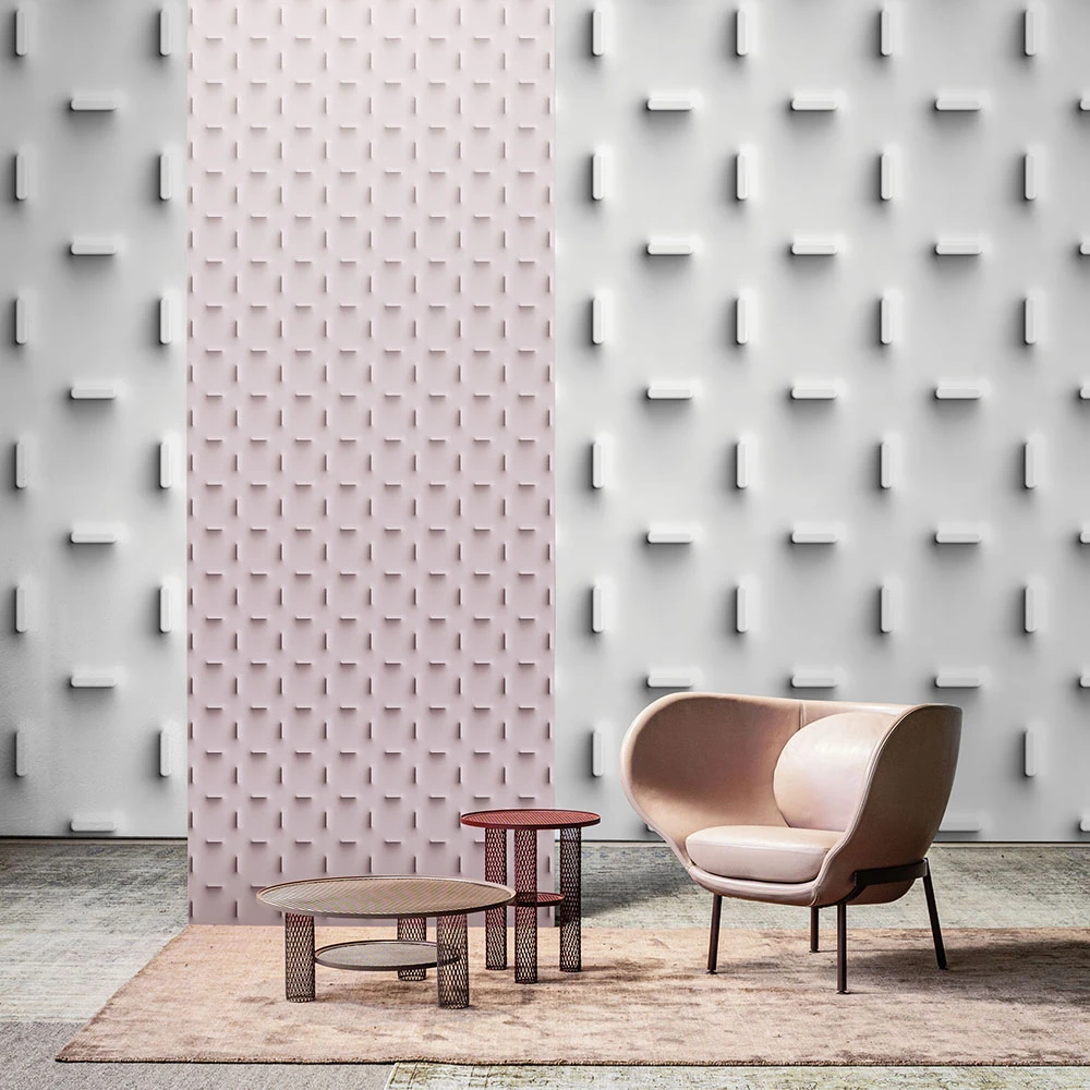 Wallpaper Spaghetti Wall Line Relief III WPN 508 (7)